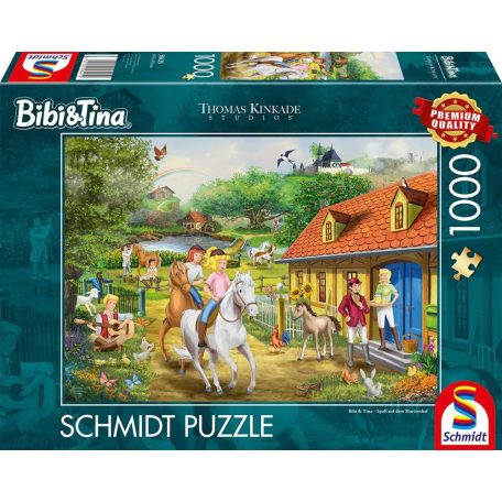 Schmidt Spiele Bibi & Tina, Spaß auf dem Martinshof 1000 db (58425) Kirakó 