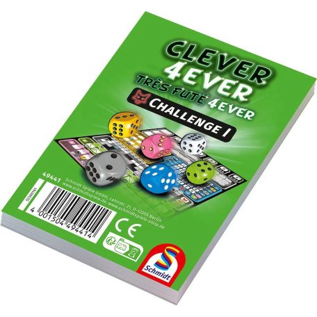 Schmidt Spiele Clever 4ever, Challenge Block, 12 db (49441) Társasjáték 