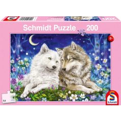  Schmidt Spiele Cuddly Wolf Friends, 200 db (56469) Gyerek kirakó 