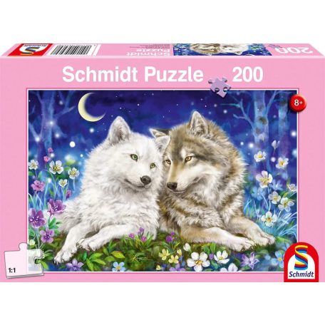 Schmidt Spiele Cuddly Wolf Friends, 200 db (56469) Gyerek kirakó 