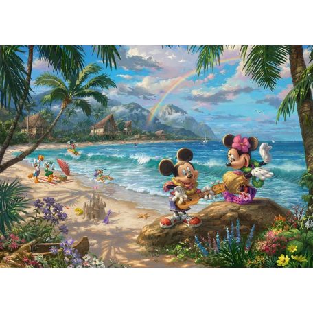 Schmidt Spiele Disney, Minnie & Mickey in Hawaii, 1000 db (57528) Kirakó 