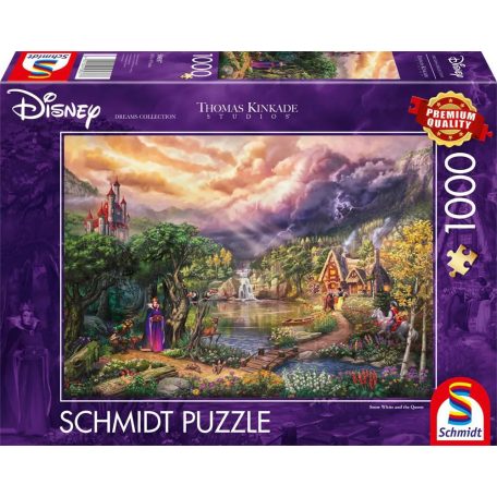 Schmidt Spiele Disney, Snow White and the Queen, 1000 db (58037) Kirakó 