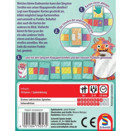 Schmidt Spiele Monsterrolle (75057) Kártyajáték