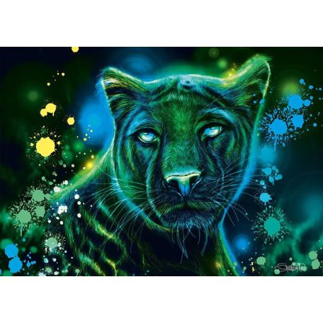 Schmidt Spiele Neon Blue Green Panther 1000 db (58517) Kirakó 