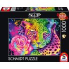 Schmidt Spiele Neon Rainbow Leopard 1000 db (58514) Kirakó 