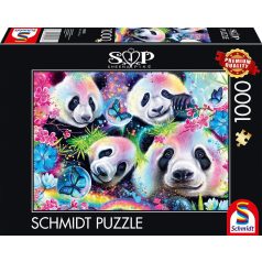 Schmidt Spiele Neon Rainbow Pandas 1000 db (58516) Kirakó 