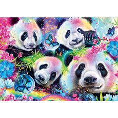 Schmidt Spiele Neon Rainbow Pandas 1000 db (58516) Kirakó 