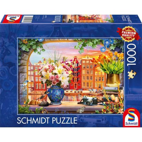 Schmidt Spiele Sojourn in Amsterdam 1000 db (59771) Kirakó 