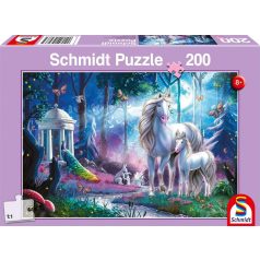   Schmidt Spiele Unicorn with foal, 200 db (56486) Gyerek kirakó 