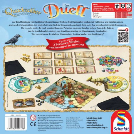 Schmidt Spiele Die Quacksalber von Quedlinburg, Das Duell (49447) Társasjáték  