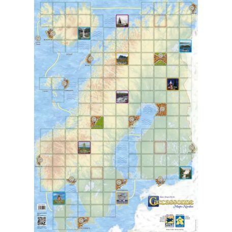 Hans im Glück Carcassonne Térkép - Északi országok (Nordics)