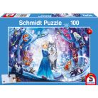 Schmidt Spiele A princess in the snowy forest (56386) 100 db  Gyerek kirakó 
