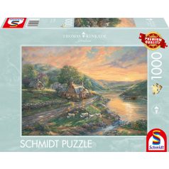   Schmidt Spiele Daybreak at Emerald Valley (59774) 1000 db Thomas Kinkade Kirakó 