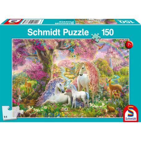 Schmidt Spiele Flowers and unicorns (56387) 150 db  Gyerek kirakó 