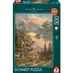   Schmidt Spiele Lakeside Splendor (59710) 500 db Thomas Kinkade Kirakó 