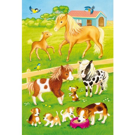 Schmidt Spiele My farmyard friends (56518) 3x24 db Gyerek kirakó 