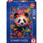 Schmidt Spiele Panda in a rainbow-coloured forest (59781) 1000 db  Kirakó 