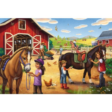 Schmidt Spiele My favourite horses (56519) 3x48 db  Gyerek kirakó 