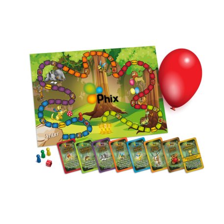 Phix Kisiskolásoknak szóló, önbizalom fejlesztő, lelki problémát kezelő társasjáték (német nyelvű kiadás)