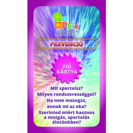 Phix Kiskamaszoknak Önbizalom- és kommunikációs készségfejlesztő pszichológiai társasjáték