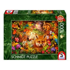   Schmidt Spiele Blüten, Fell und Federn (59795) Kirakó 1000 db 