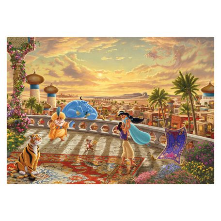 Schmidt Spiele Disney, Jasmine Dancing in the Desert Sunlight (58032) Kirakó 1000 db Thomas Kinkade 