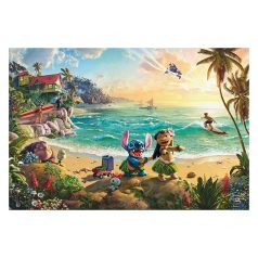   Schmidt Spiele Disney, Lilo & Stitch - 200 db (56557) Gyerek Kirakó Thomas Kinkade 