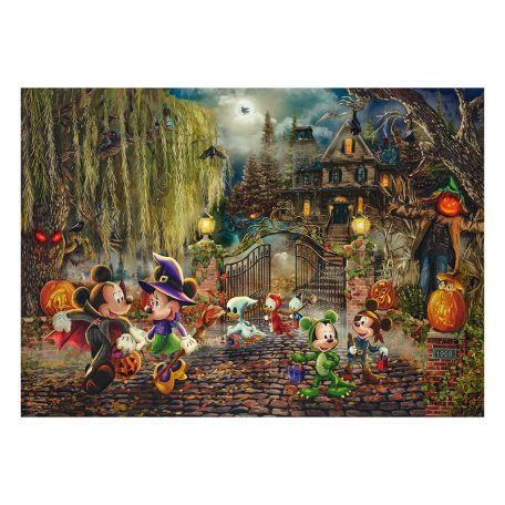 Schmidt Spiele Disney, Mickey & Minnie Halloween Fun (58033) Kirakó 1000 db Thomas Kinkade 