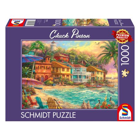 Schmidt Spiele Inselzeit (58555) Kirakó CHUCK PINSON 1000 db 