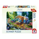 Schmidt Spiele Mit dem Caravan in den Bergen (58575) Kirakó JEFF HAYNIE 1000 db 