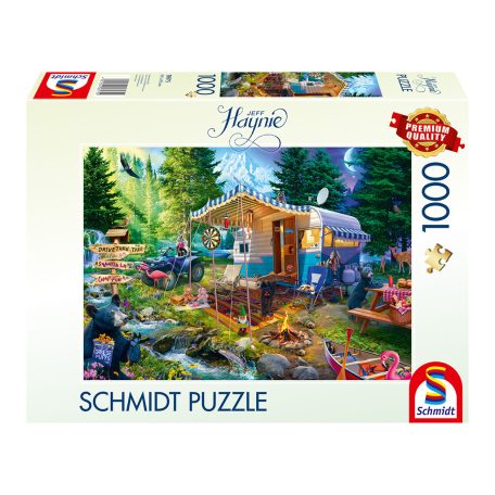Schmidt Spiele Mit dem Caravan in den Bergen (58575) Kirakó JEFF HAYNIE 1000 db 