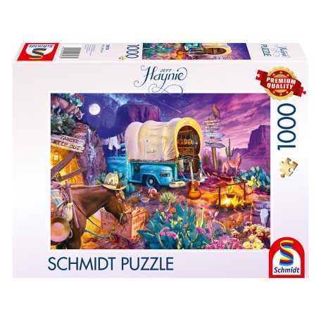 Schmidt Spiele Romantisches Wildwest-Camping (58576) Kirakó JEFF HAYNIE 1000 db 