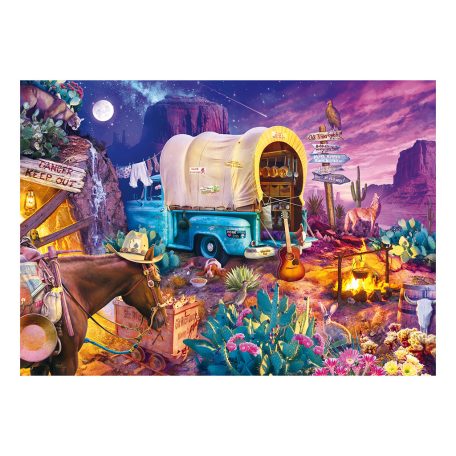 Schmidt Spiele Romantisches Wildwest-Camping (58576) Kirakó JEFF HAYNIE 1000 db 