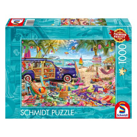 Schmidt Spiele Sonnige Auszeit am Strand (59793) Kirakó 1000 db 