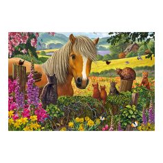   Schmidt Spiele Süßer Besuch auf der Pferdekoppel 150 db (56526) Gyerek kirakó  