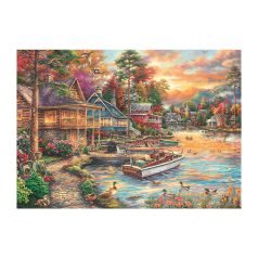   Schmidt Spiele Ufer im Abendgold (58553) Kirakó CHUCK PINSON 1000 db 