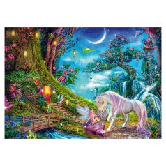   Schmidt Spiele Wo sich Einhorn und Elfe gute Nacht sagen (59790) Kirakó 1000 db 