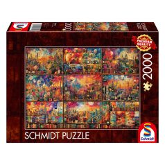   Schmidt Spiele Genussvolle Auszeit, Auf Reisen mit Büchern und Wein, 2000 db (59745) Kirakó