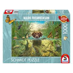   Schmidt Spiele Hundeliebe, brauner Labrador im kühlen Nass  (58572) Kirakó MARK FREDRICKSON 1000 db 