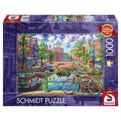 Schmidt Spiele Amsterdam canal (58877) Kirakó 1000 db