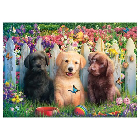 Schmidt Spiele Cute puppies scene (58883) Kirakó 1000 db