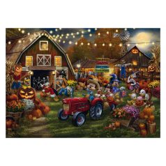   Schmidt Spiele Disney, Mickey & Minnie Pumpkin Festival  (58048) Kirakó 1000 db Thomas Kinkade