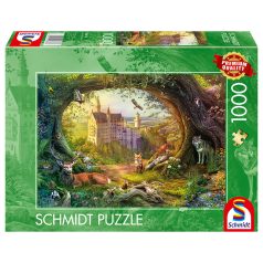   Schmidt Spiele Fairy tale castle and forest magic (58878) Kirakó 1000 db
