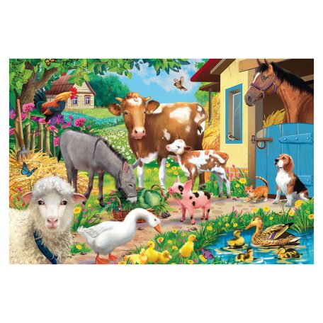 Schmidt Spiele Farm animals (56574) Gyerek kirakó 60 db