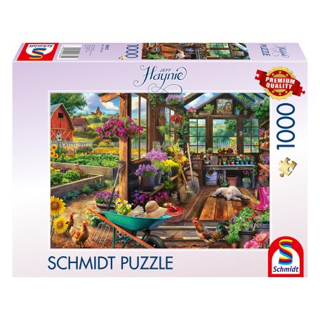 Schmidt Spiele Garden shed (58632) Kirakó JEFF HAYNIE 1000 db