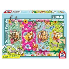   Schmidt Spiele Horsey happiness (56538) Gyerek kirakó 200 db