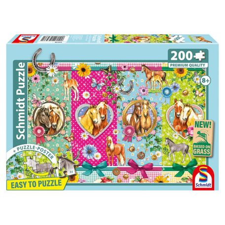 Schmidt Spiele Horsey happiness (56538) Gyerek kirakó 200 db