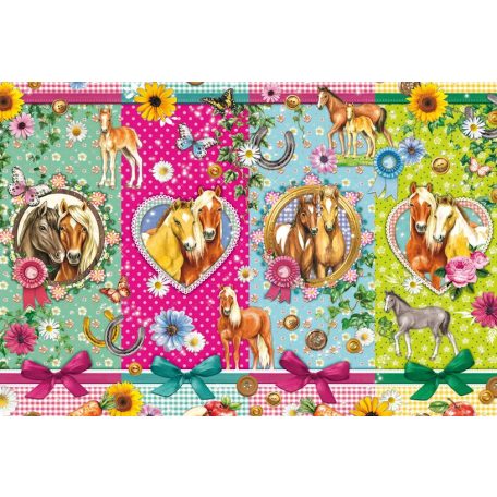 Schmidt Spiele Horsey happiness (56538) Gyerek kirakó 200 db