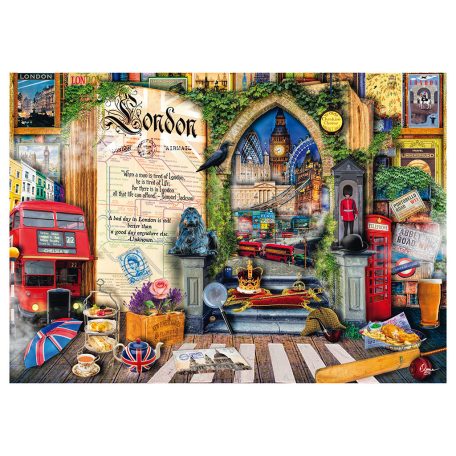 Schmidt Spiele Memories of London (58606) Kirakó AIMEE STEWARD 1000 db