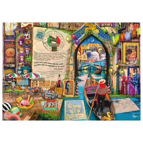 Schmidt Spiele Memories of Venice (58597) Kirakó AIMEE STEWARD 1000 db